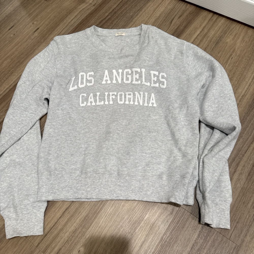 Brandy Melville Gray Los Angeles California Sweatshirt